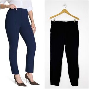 SPANX Perfect Ankle Pants Navy XL Tall Pull-On Stretch